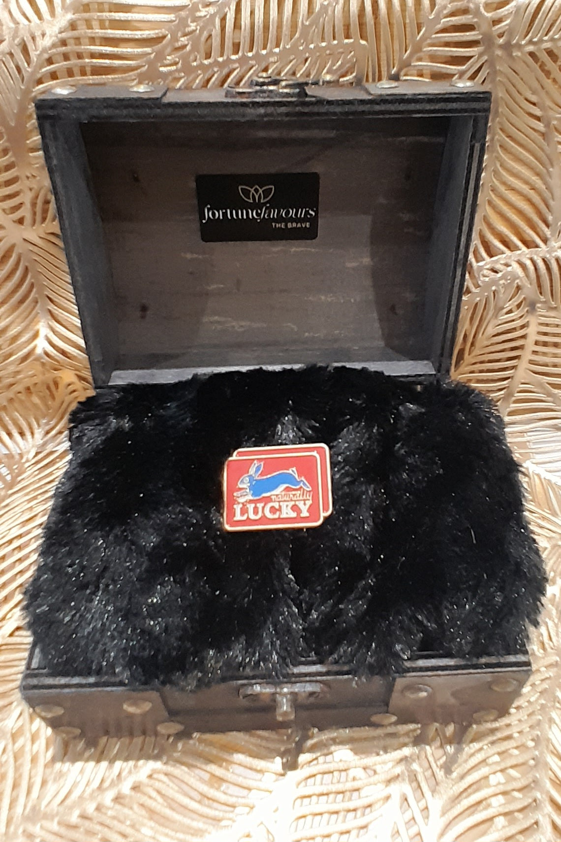 Naturally Lucky Rabbit Pin / Brooch