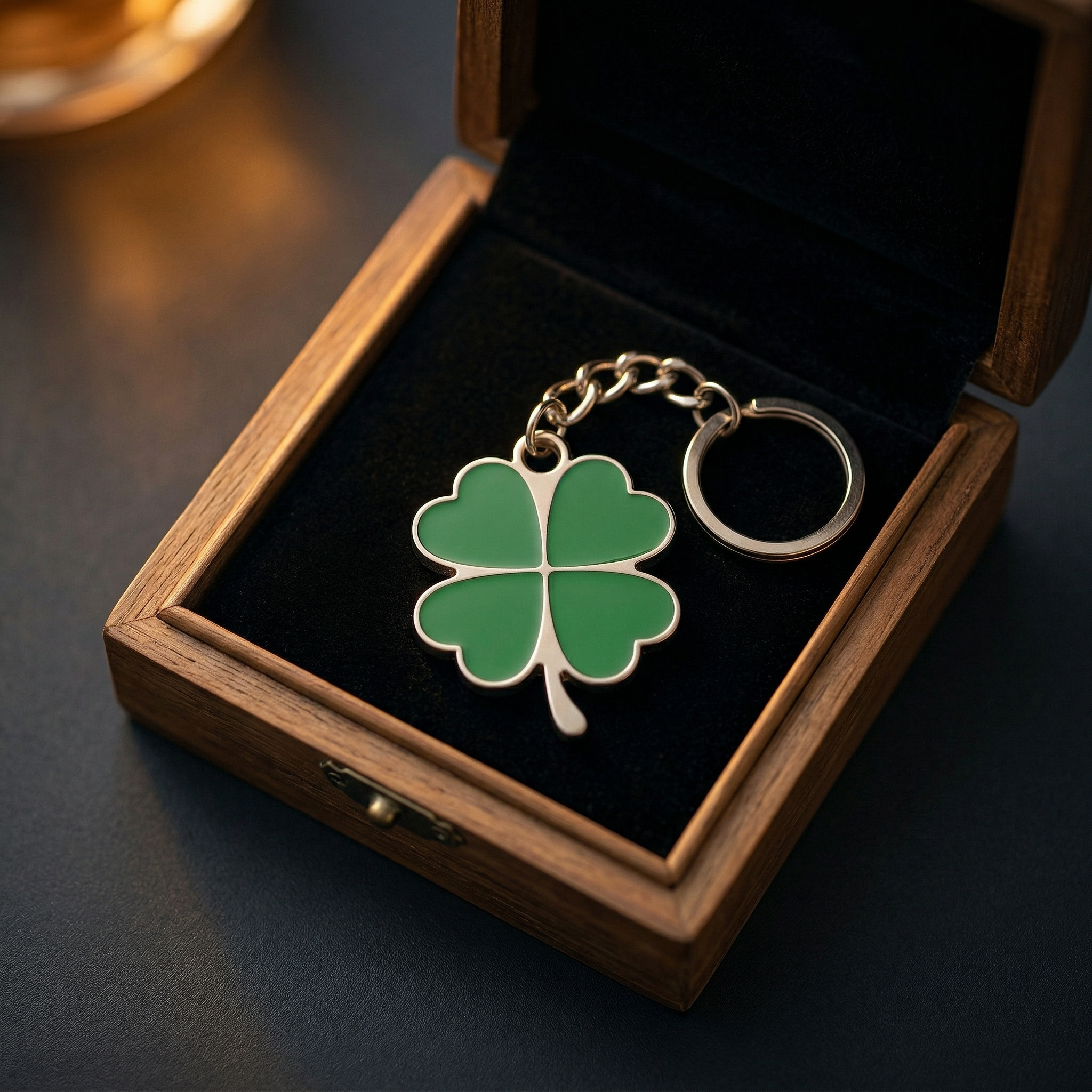 Four Leaf Clover Keyring