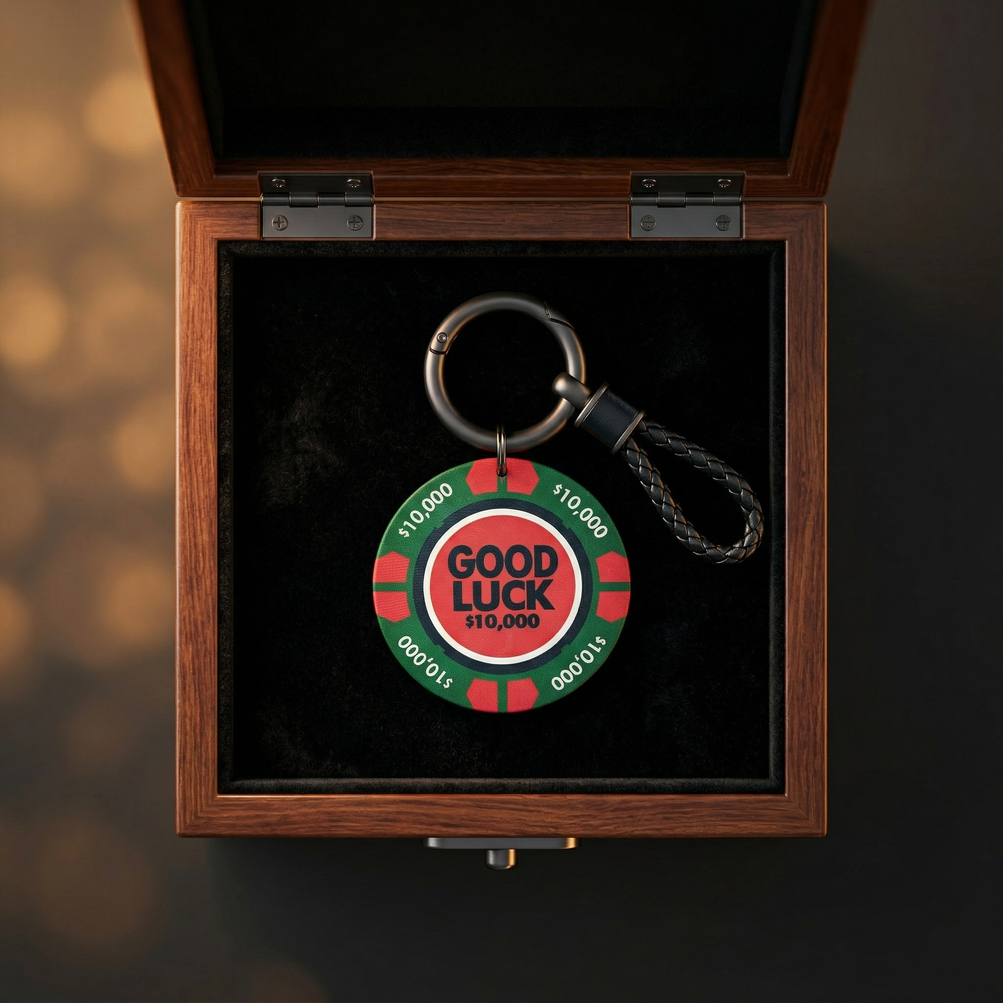 Poker Chip Keyring